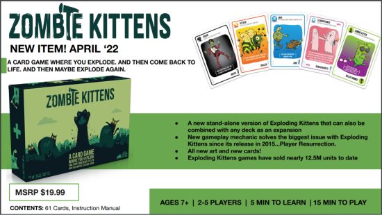 Zombie Kittens - new cards : r/ExplodingKittens